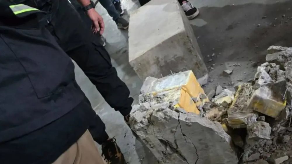 Chaco: hallan 95 panes de cocaína en bloques de hormigón