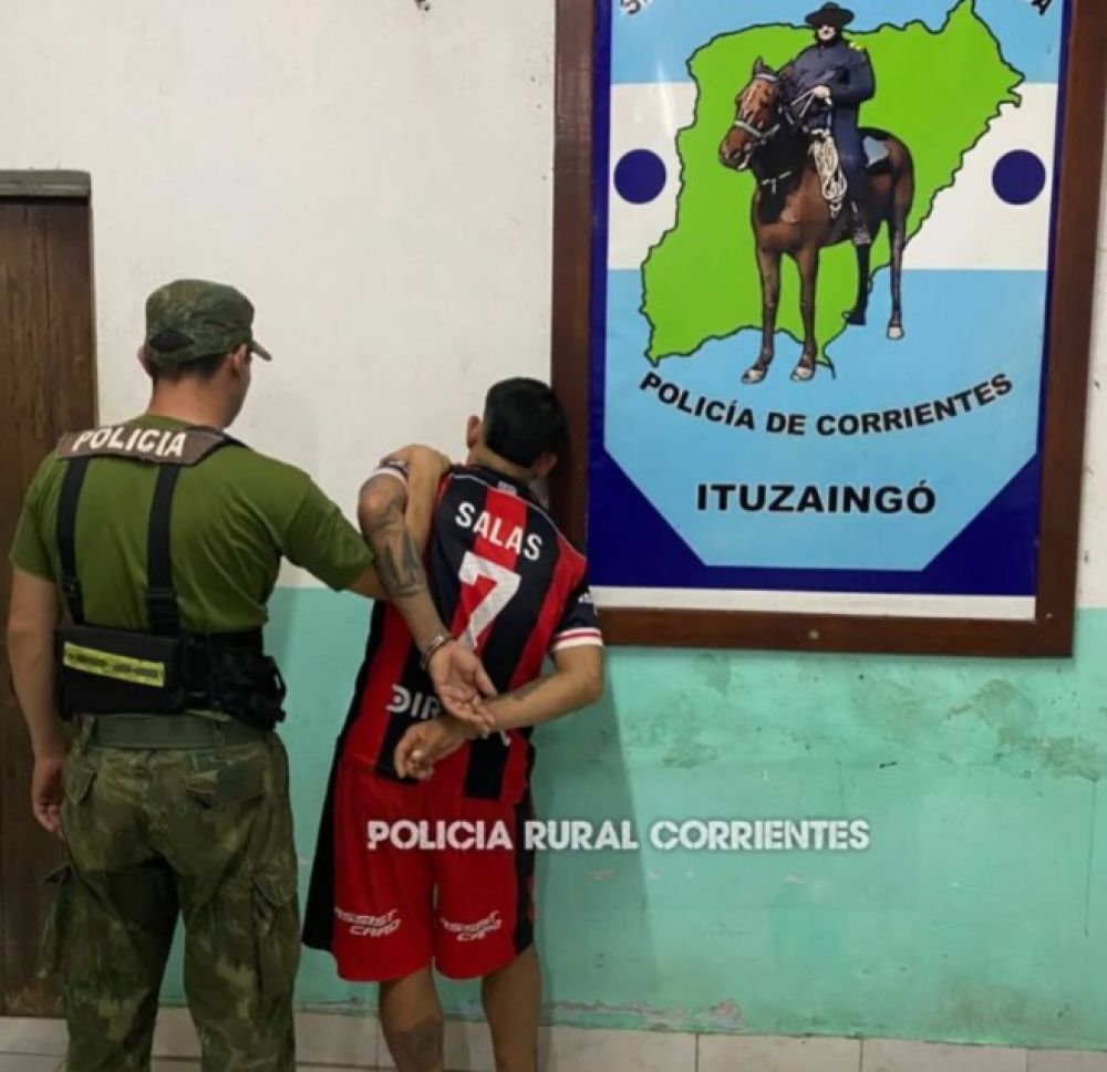 Detienen a un sujeto con doble pedido de captura en Ituzaingó