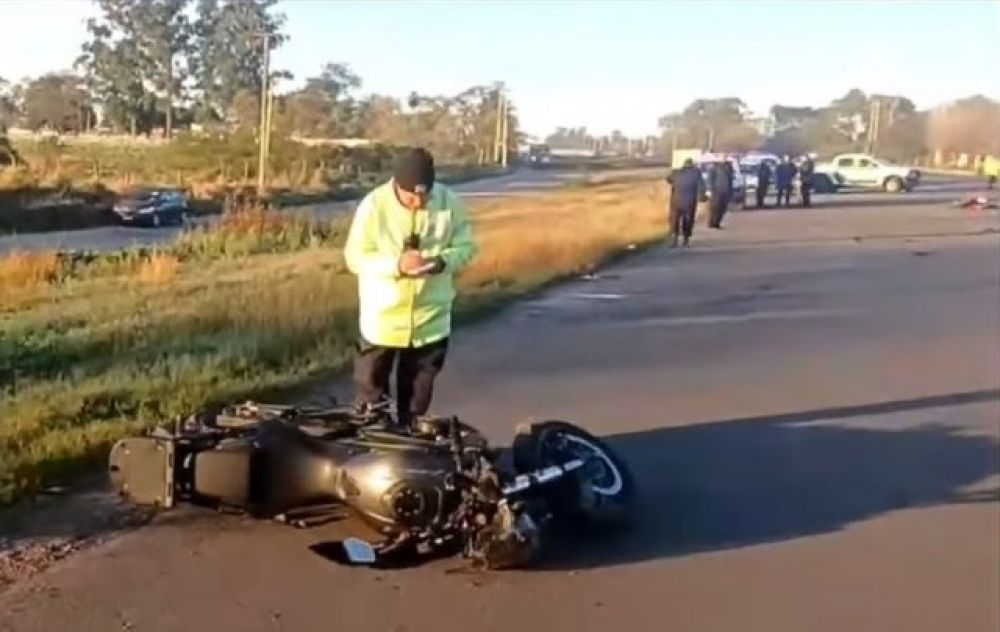 Choque fatal de motos en la Ruta 12