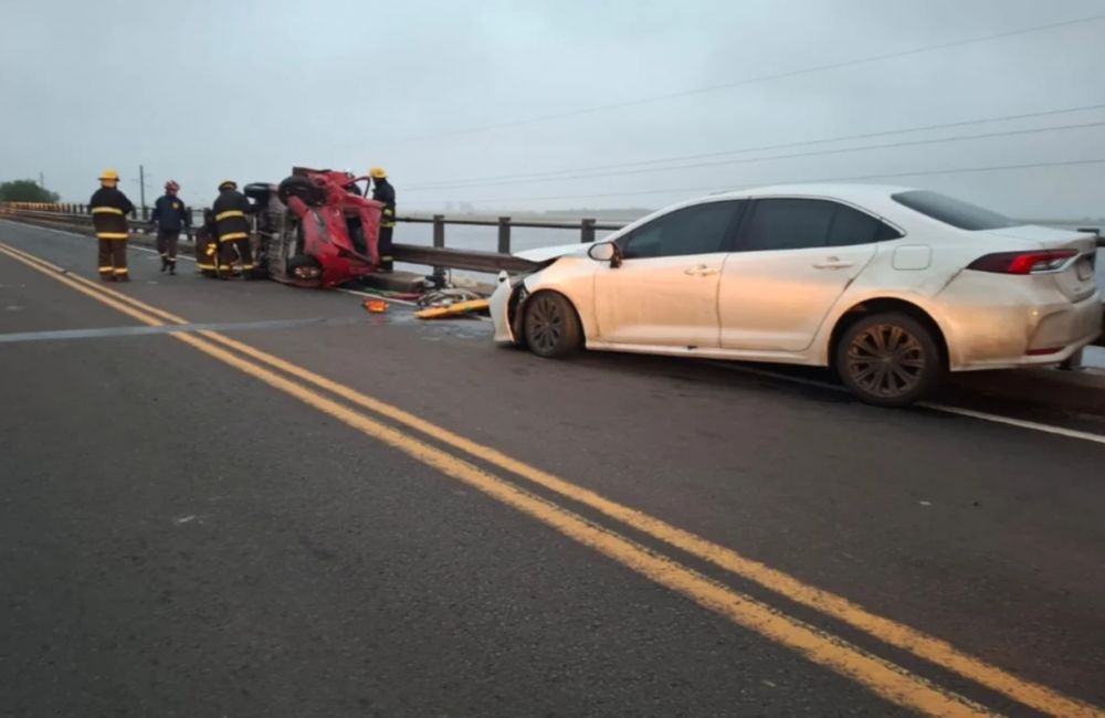 RN 123: Murió un hombre tras un choque sobre el arroyo Batelito