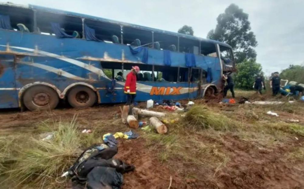 Ruta 12: Siete muertos por  despiste y vuelco de colectivo