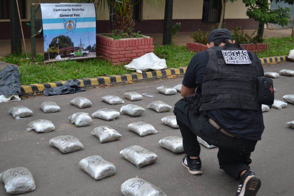 La Policía de Corrientes le da otro duro golpe al narcotráfico