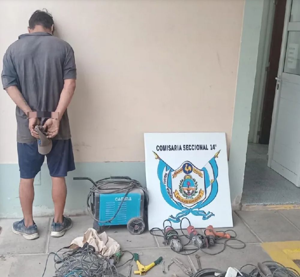 Delincuente fue detenido tras robar con sus hijos de 6 y 11 años