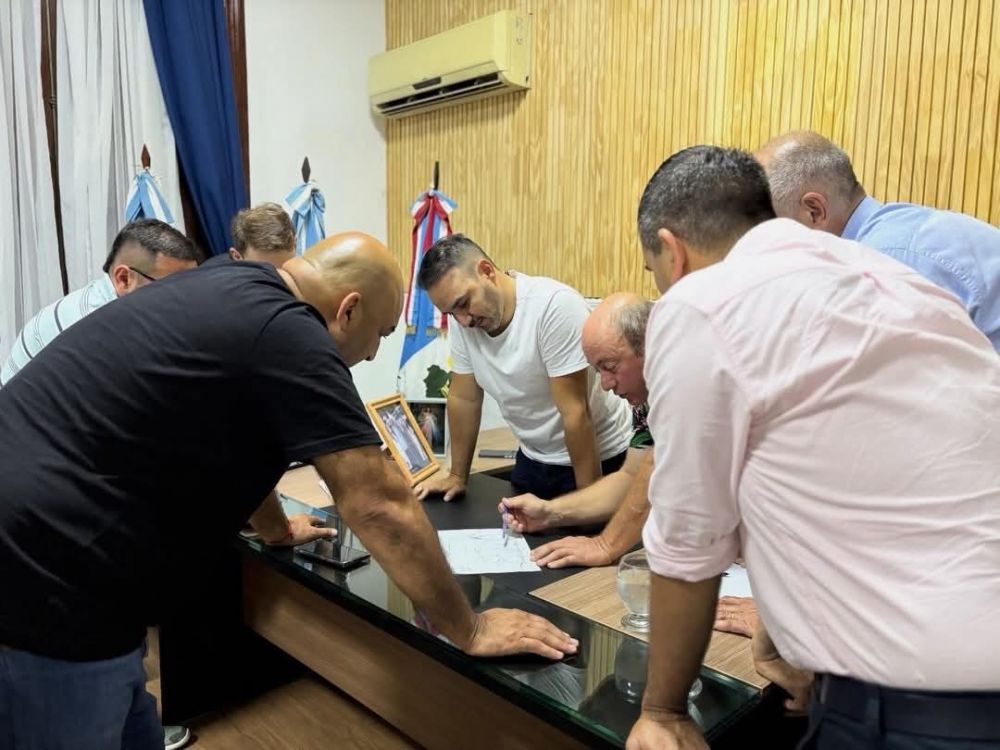 Juan Pablo Valdés en San Luis del Palmar: "Juntos vamos a salir adelante"