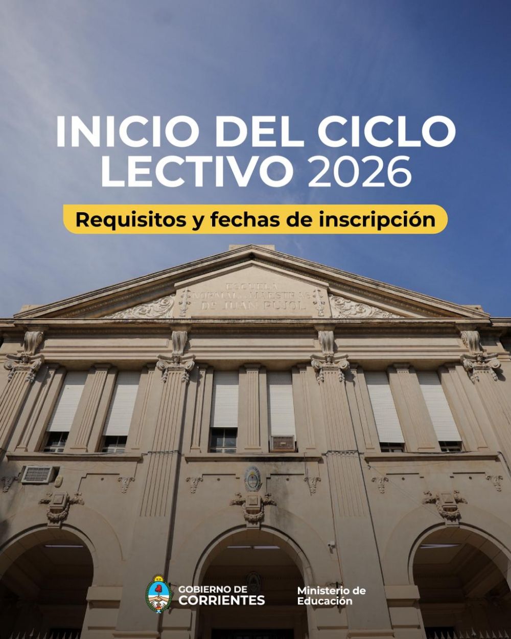 Ciclo lectivo 2026: requisitos y fechas importantes