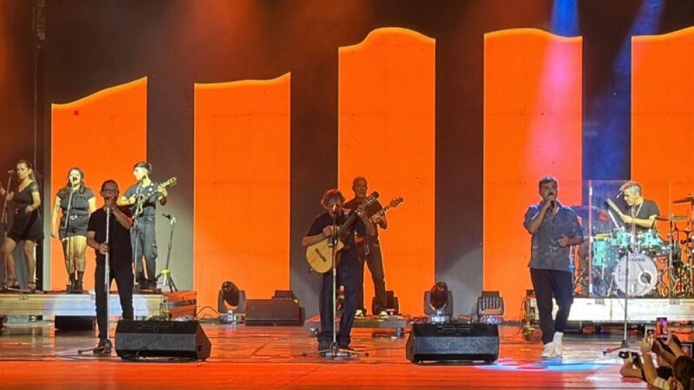 Los Nocheros tuvieron una exitosa participación en el inicio de la Fiesta Grande