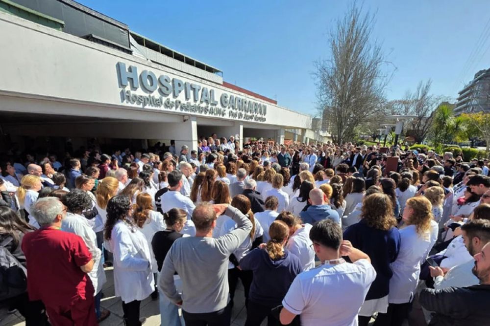 Paro y ruidazo nacional contra el veto de Milei al Garrahan