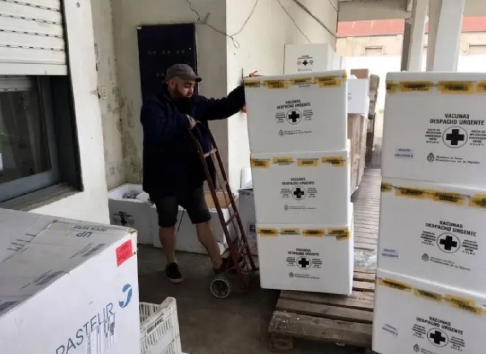 La Nación distribuye las vacunas antigripales a las provincias