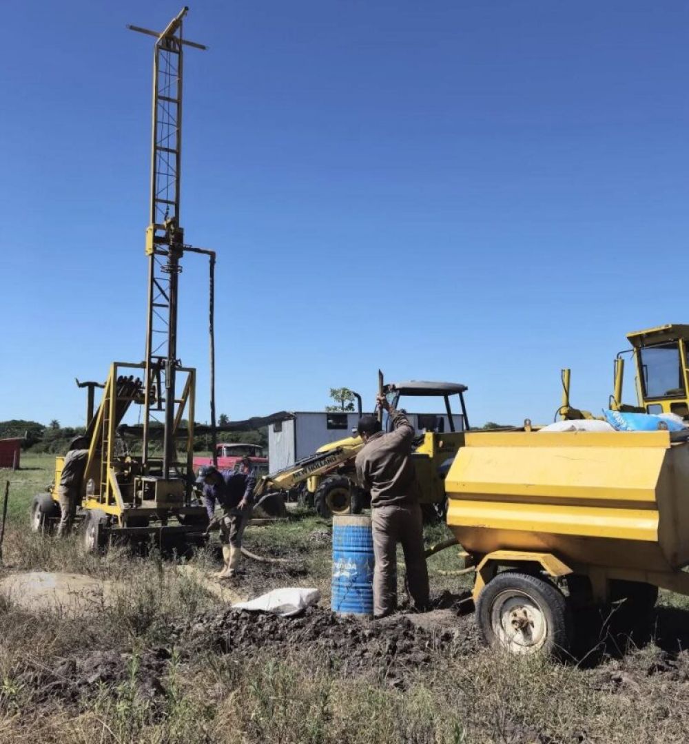 Mandiyú encara trabajos para obtener agua