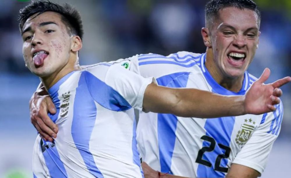 La Selección argentina le ganó 1-0 a Colombia por el Sudamericano Sub 20 y clasificó al Mundial de Chile 2025