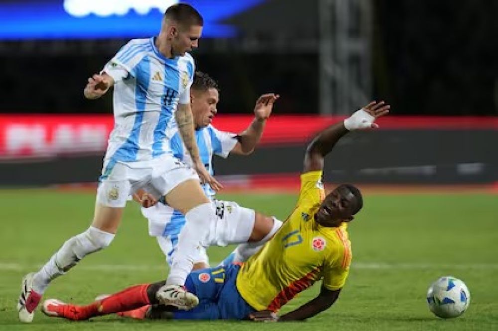 Argentina empató con Colombia