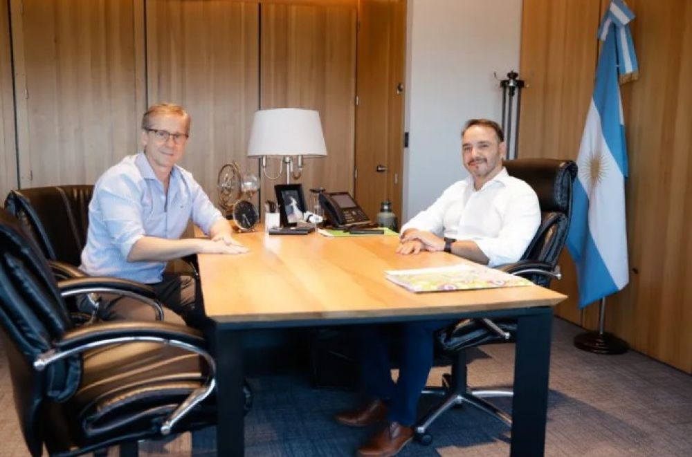 Valdés se reunió con Eduardo Vischi y Diógenes González