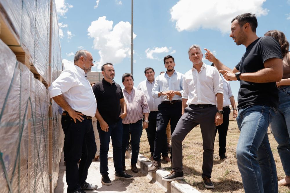 Valdés recorrió junto a Polich el Parque Tecnológico Santa Catalina