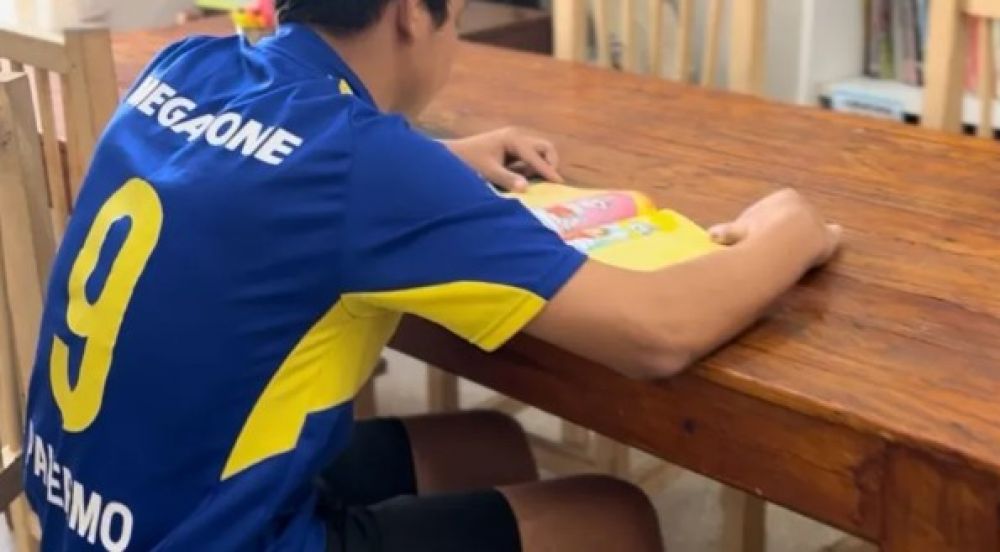 Josué sueña tener una familia e  ir a la cancha de Boca