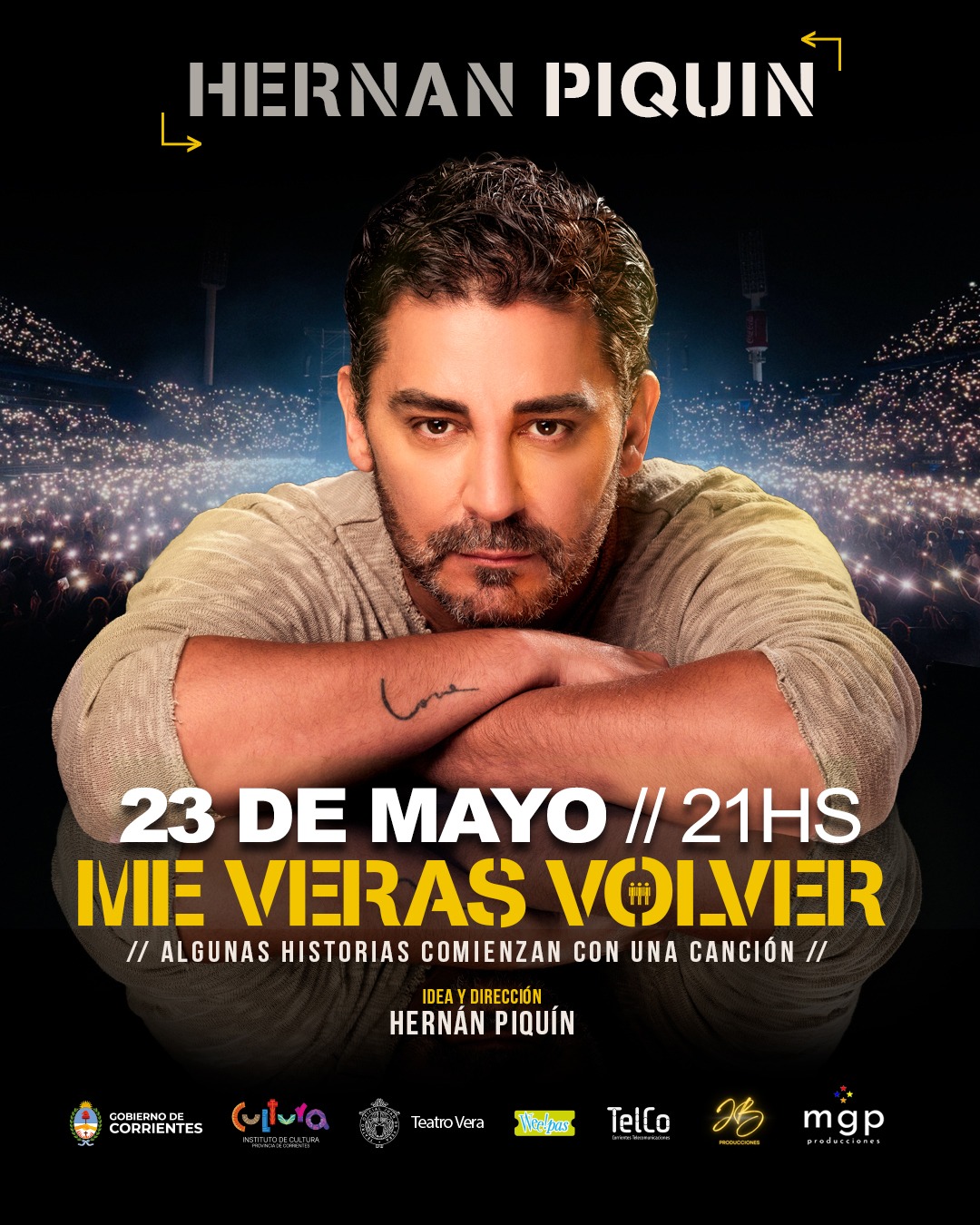 Hernán Piquín presenta “Me verás volver”, un emotivo tributo a Soda Stereo en Corrientes