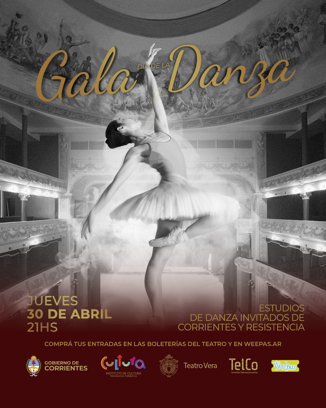 Gala “Día Internacional de la Danza” en el Teatro Vera