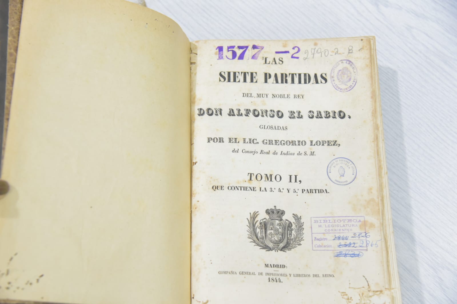 Se podrá visitar una muestra con los ejemplares más antiguos de la Biblioteca de la Legislatura