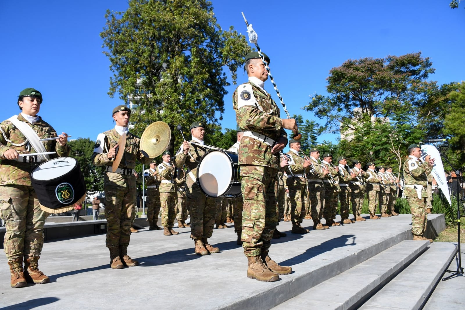 En el Día del Himno, Polich revalorizó el ejercicio de mantener viva la historia argentina