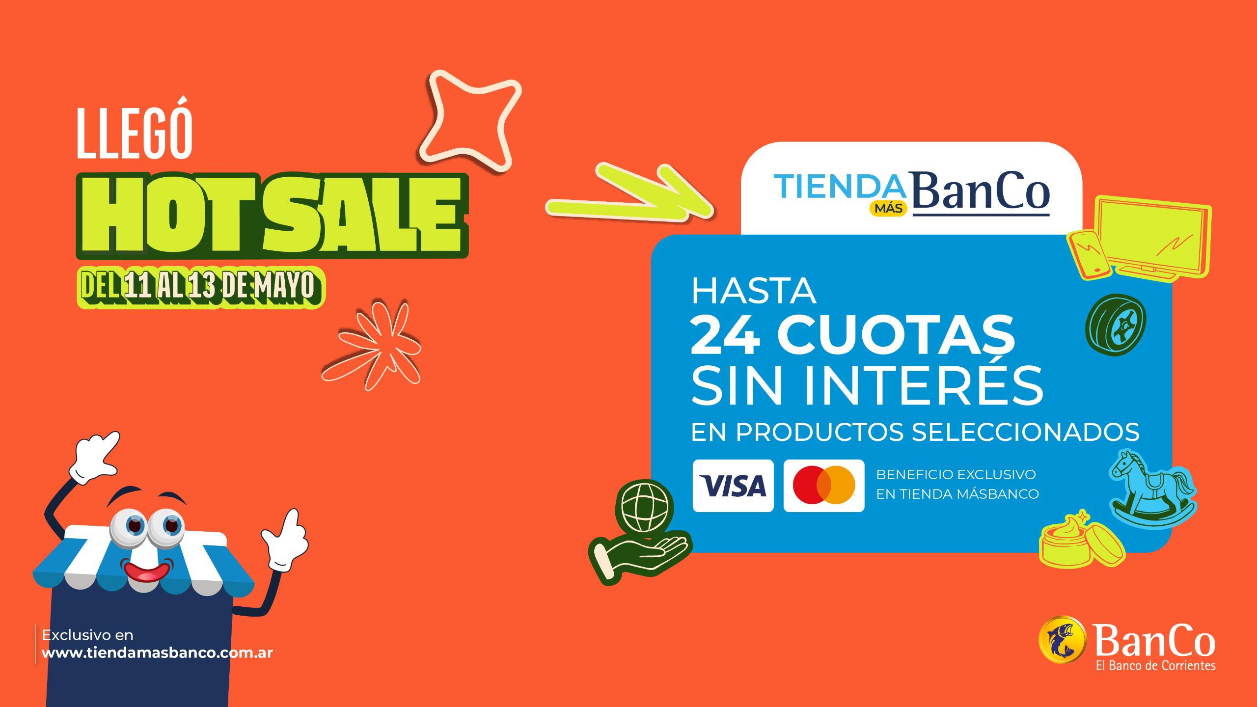 Llegó el Hot Sale a Tienda Más BanCo: hasta 24 cuotas sin interés y sorteos imperdibles