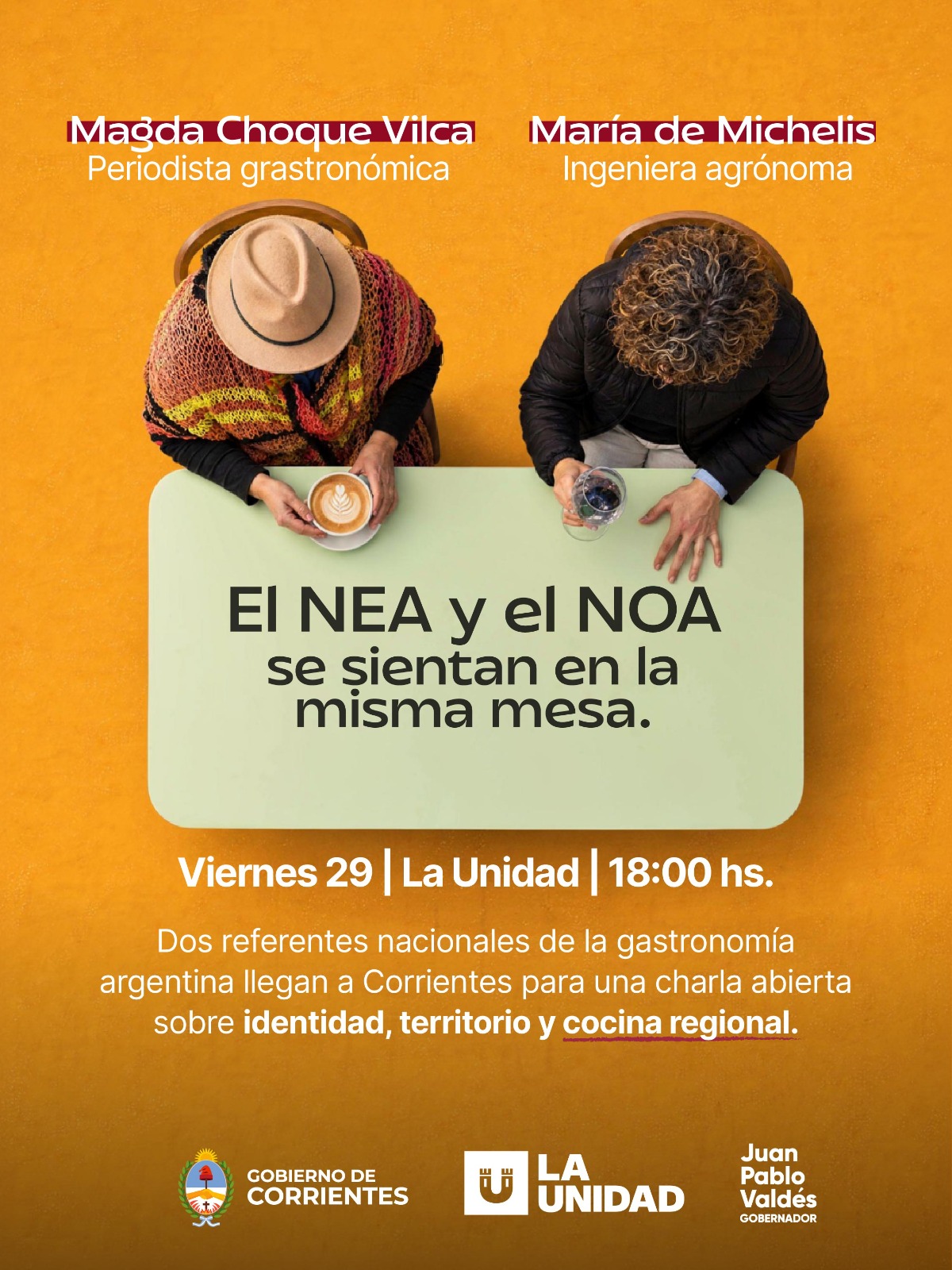 La Unidad recibe a destacadas referentes de la cultura alimentaria argentina