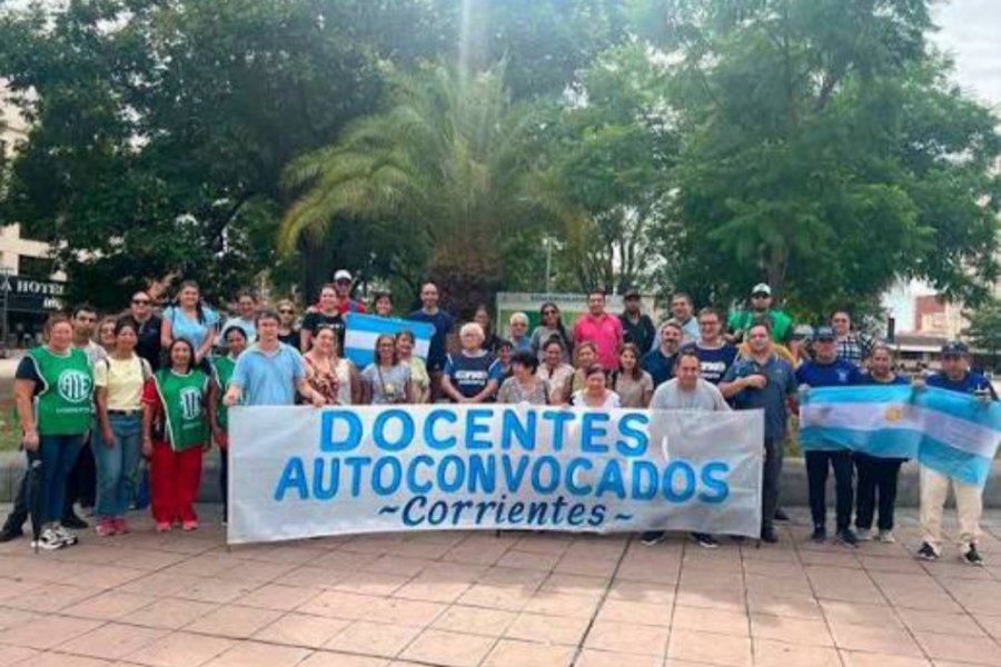 Docentes autoconvocados de Corrientes recibieron con agrado el aumento salarial