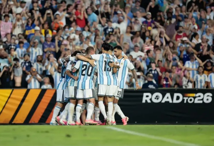 La Selección Argentina goleó a Islandia y se prepara de la mejor manera para el Mundial 2026