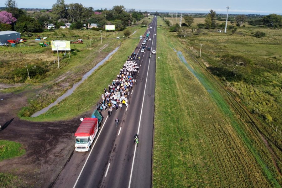Comienza la 126° Peregrinación de San Luis del Palmar a Itatí Corrientes