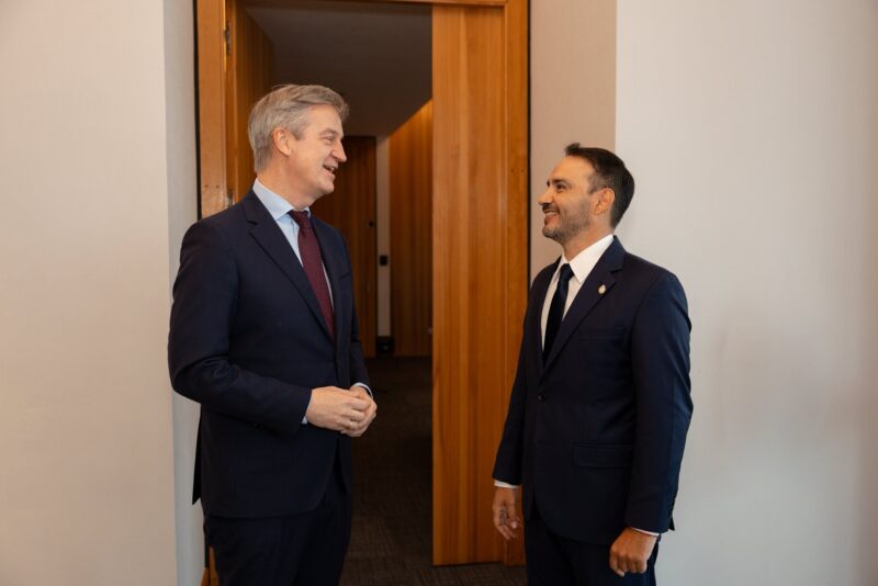  Valdés recibió al embajador de la Unión Europea