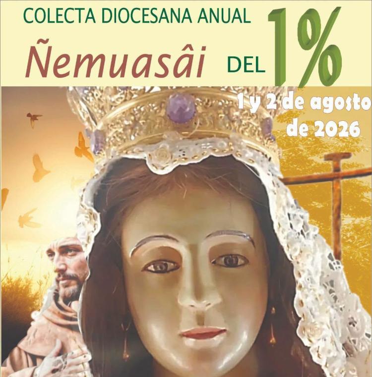 Se realizará la Colecta Diocesana Anual "Ñemuasãi del 1%"