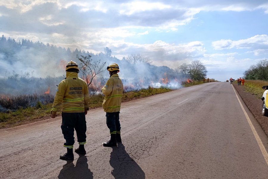 Corrientes realiza quemas controladas a lo largo de 20 kilómetros para evitar incendios rurales