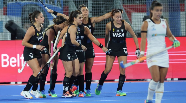 Las Leonas le ganaron 3-0 a España y se clasificaron a las semifinales del Mundial de Hockey
