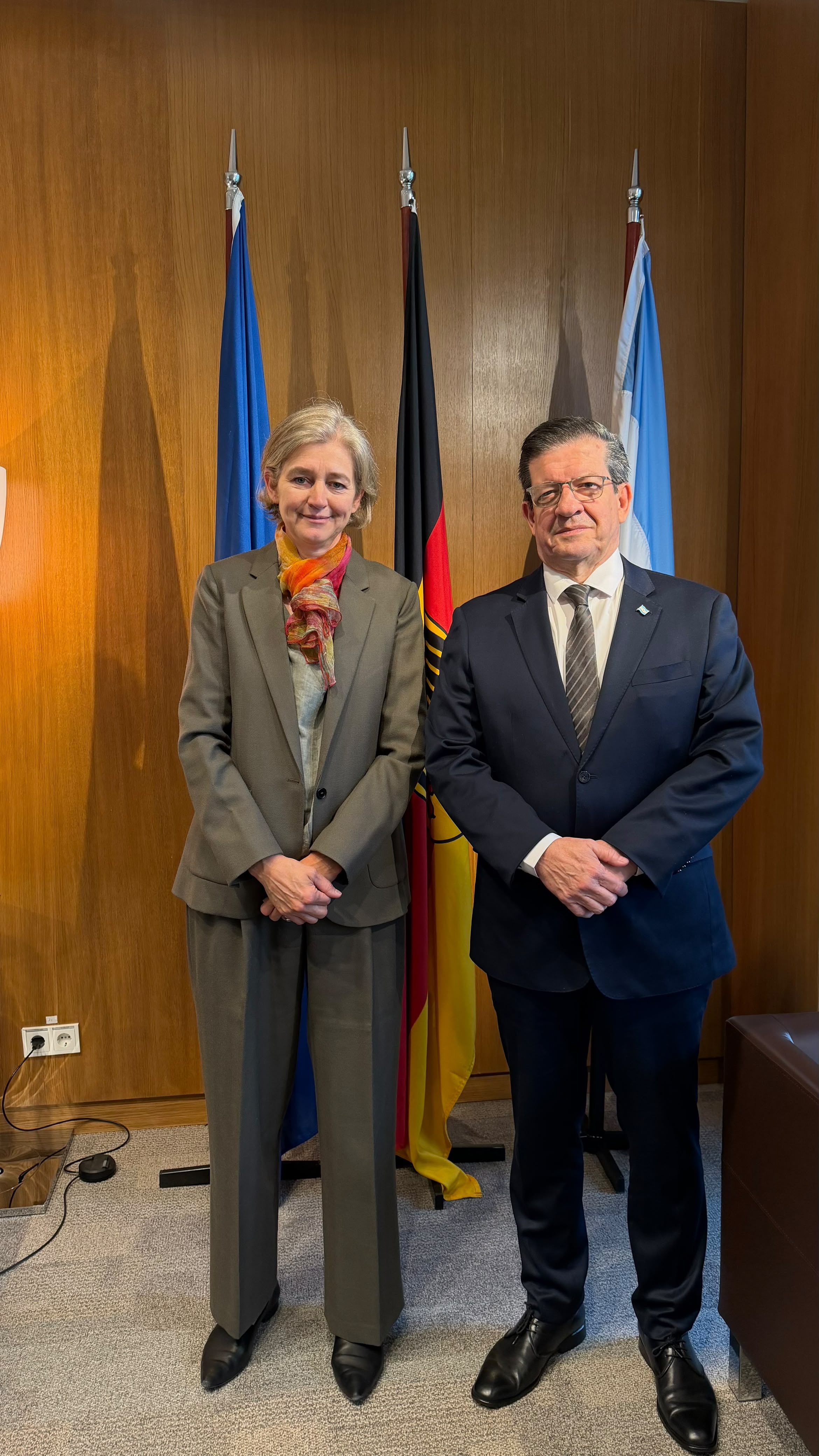 Braillard Poccard se reunió con la embajadora de Alemania