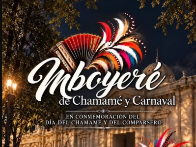 Mboyeré de Chamamé y Carnaval: una celebración de la identidad correntina en las escalinatas